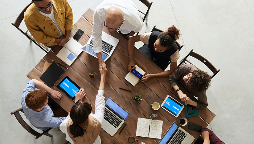 Group of people in a meeting